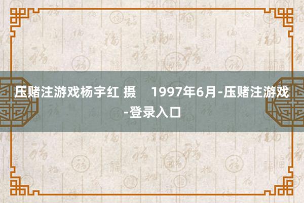 压赌注游戏杨宇红 摄    1997年6月-压赌注游戏-登录入口